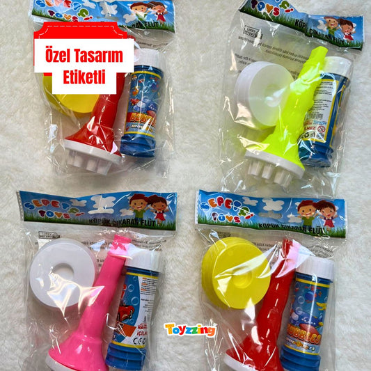 Borazanlı Köpük Baloncuk Özel Etiket Tasarımı