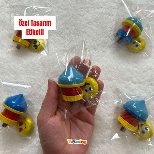 Nostaji Basmalı Topaç Özel Etiket Tasarımı