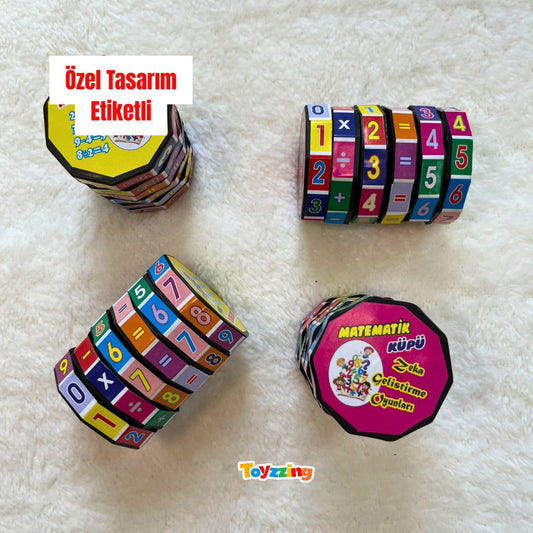 Matematik Küpleri Özel Etiket Tasarımı